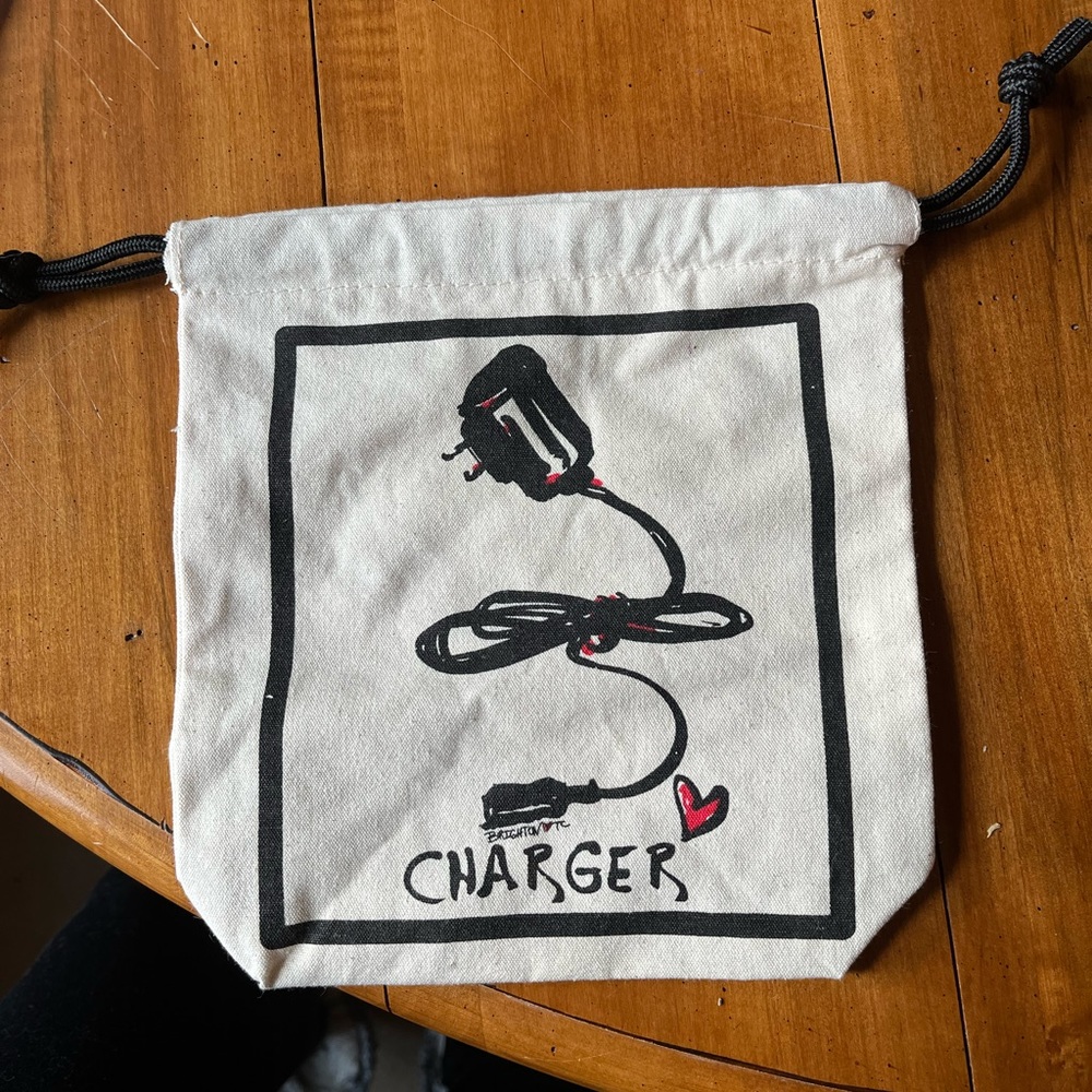 NWOT Beautiful Travel Tote Bag for Charger Cords.